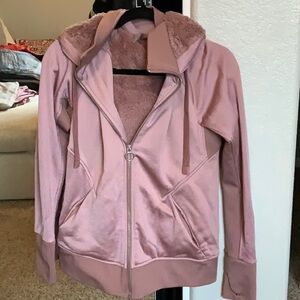 Athleta Women's Pink Hooded Jacket